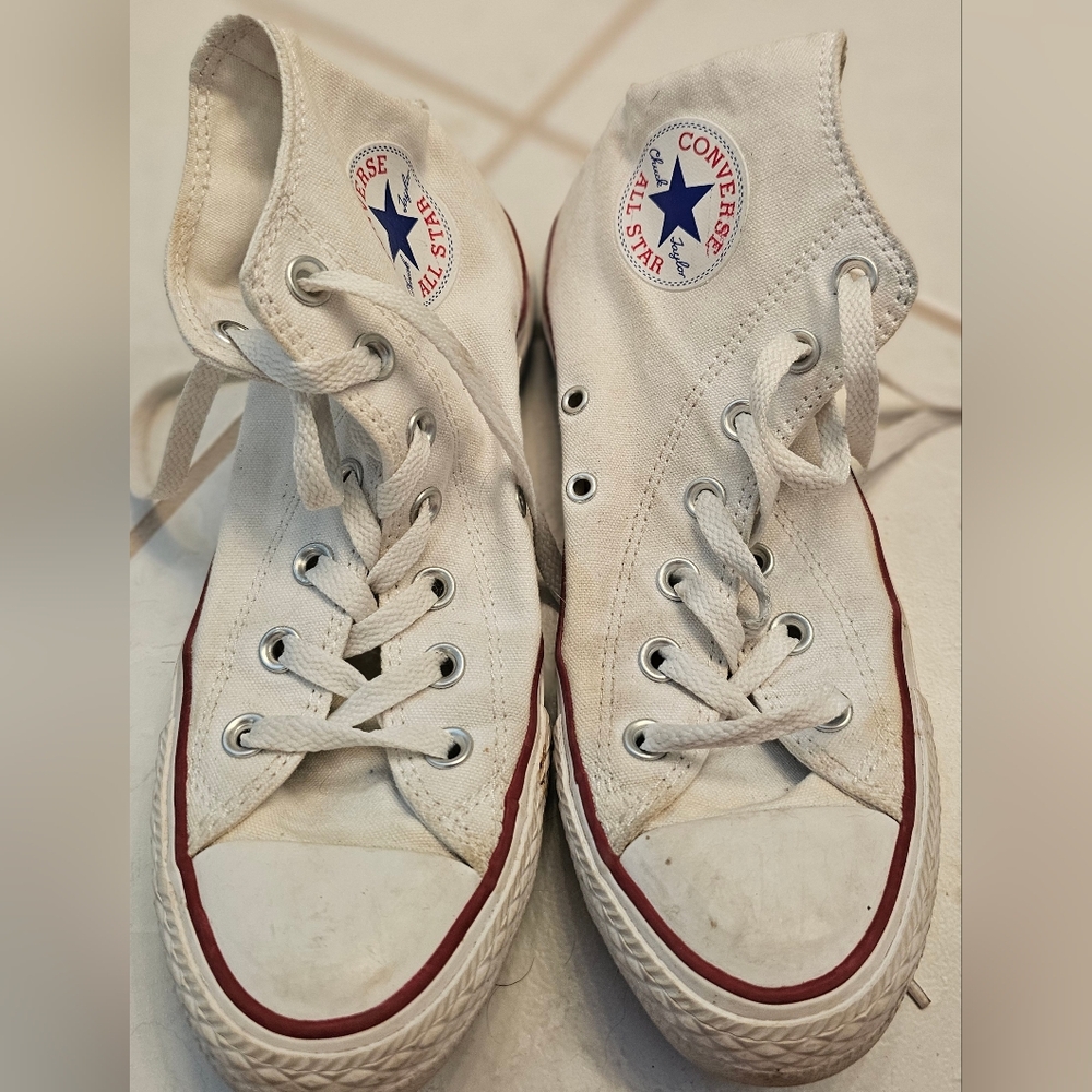 Converse  White High-Tops